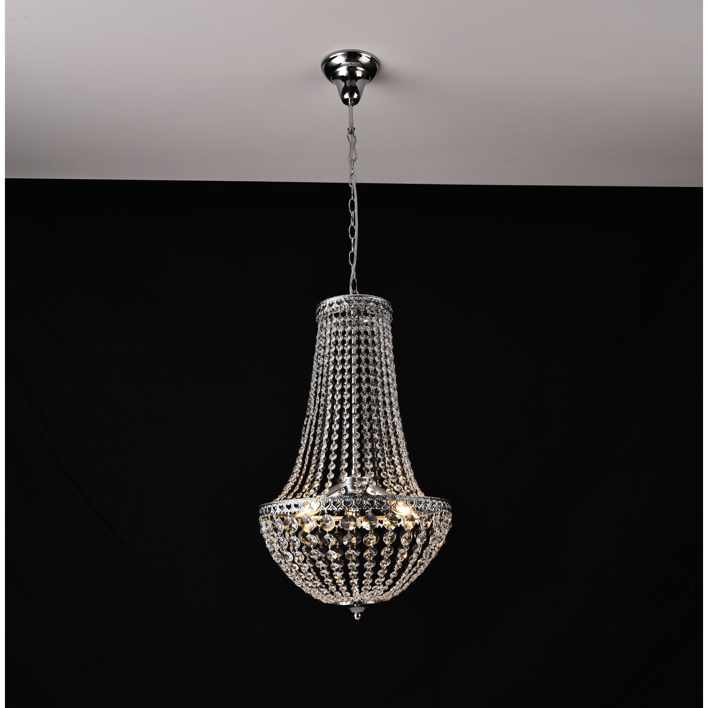 Kattokruunu FocusLight Fida E14 400mm max. 42W kromi