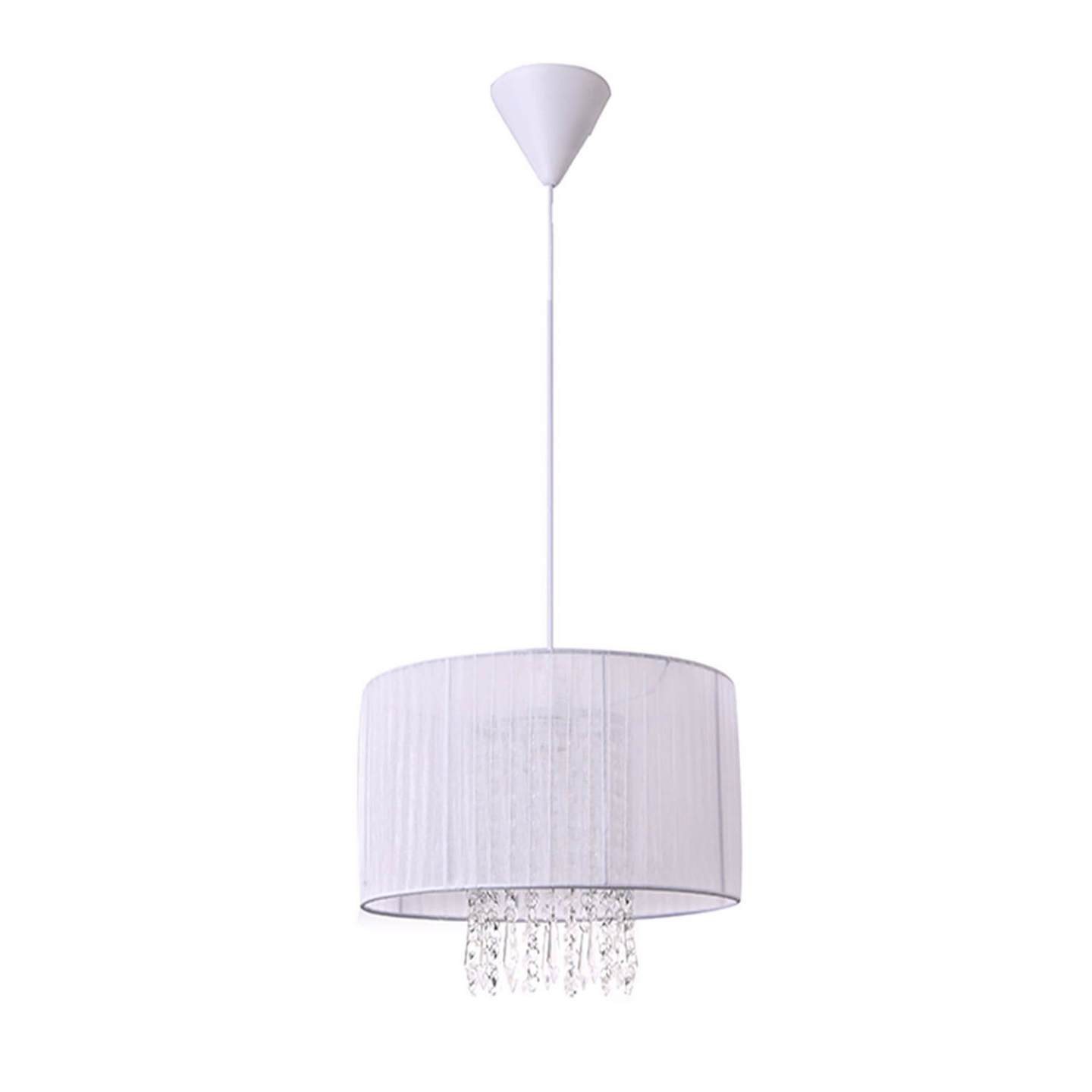 Riippuvalaisin FocusLight Maira E27 350mm max. 60W valkoinen