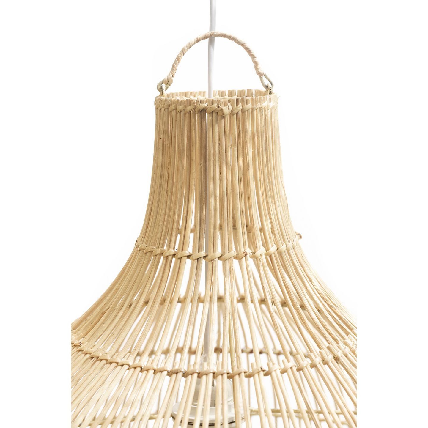 Riippuvalaisin FocusLight Arora E27 500mm max. 60W luonnonrottinki