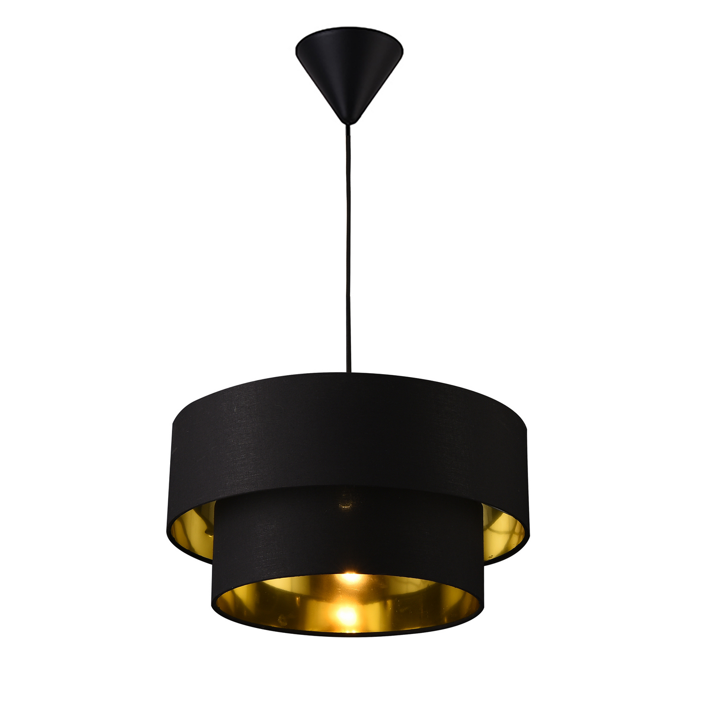 Riippuvalaisin FocusLight Dorothy E27 400mm max. 42W musta