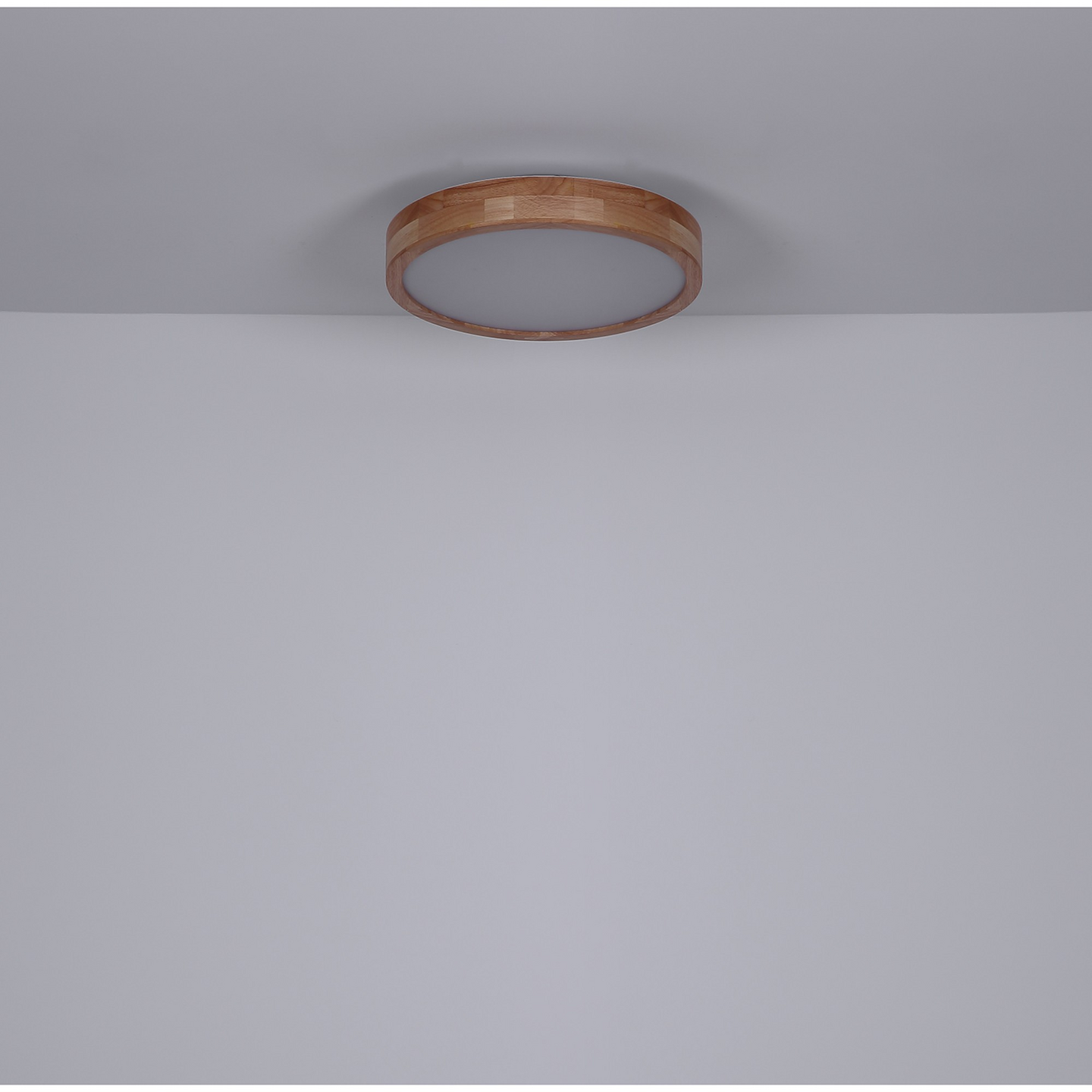 Kattovalaisin Globo Rainer led 400mm 24W luonnonpuu