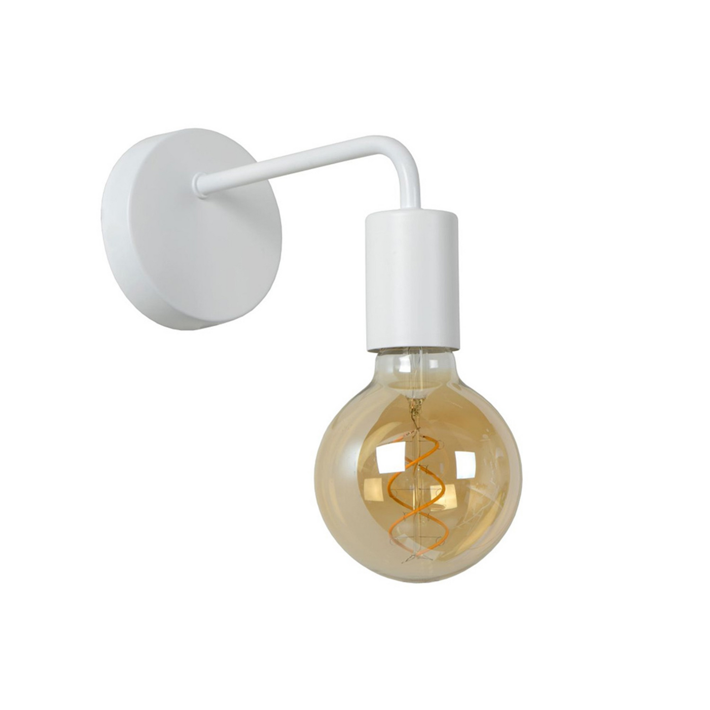 Seinävalaisin Lucide SCOTT E27 maks.40W valkoinen