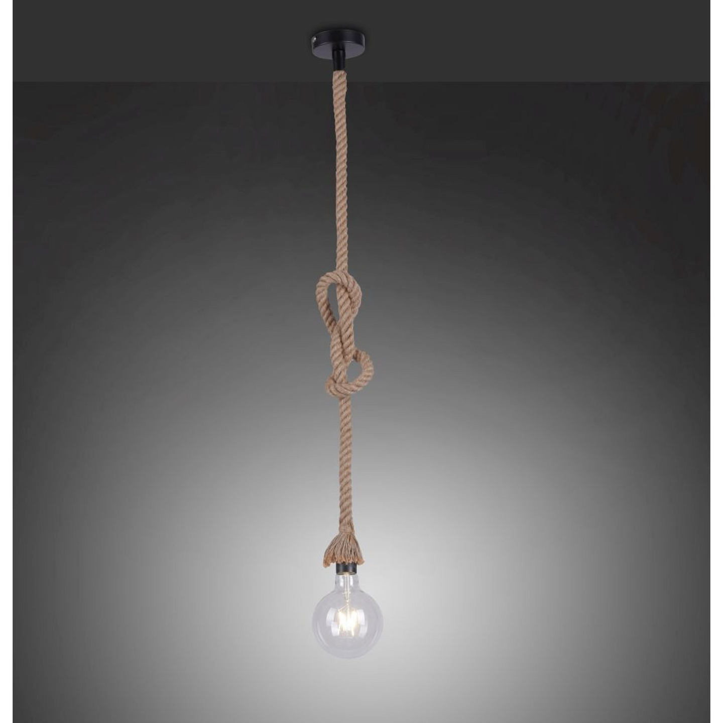 Riippuvalaisin Leuchten Direkt Rope 100mm  E27 max.60W ruskea