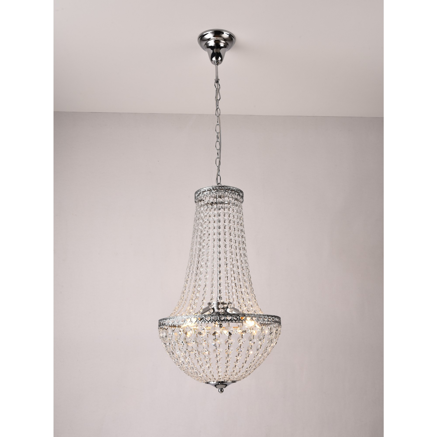 Kattokruunu FocusLight Fida E14 400mm max. 42W kromi