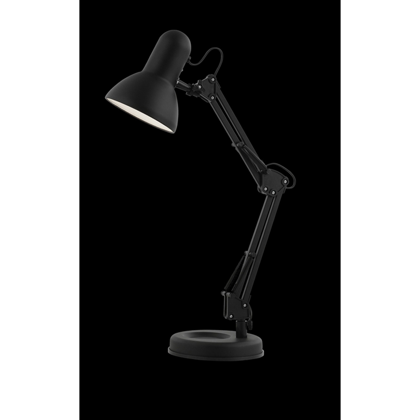 Pöytävalaisin Globo Famous E27 maks.40W musta