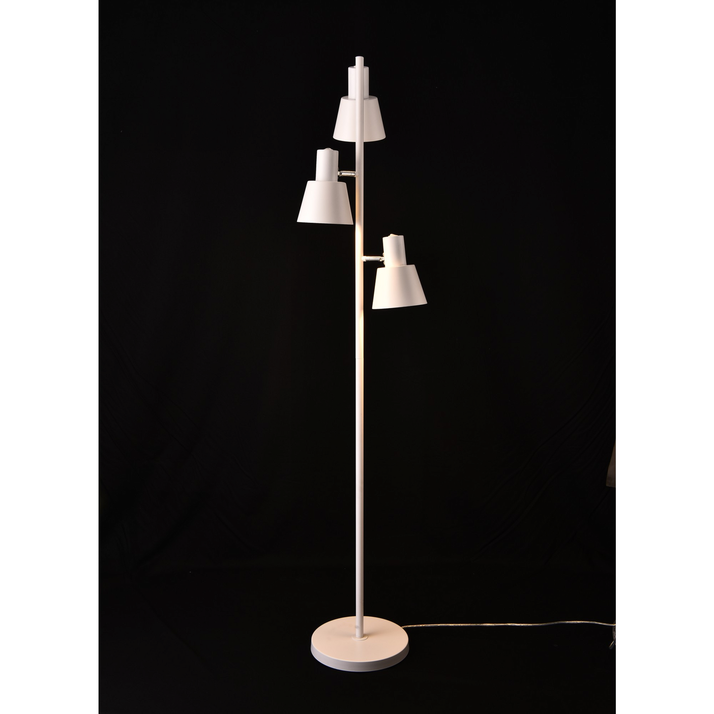 Lattiavalaisin Focuslight Jody 145cm 3xE27 18W valkoinen