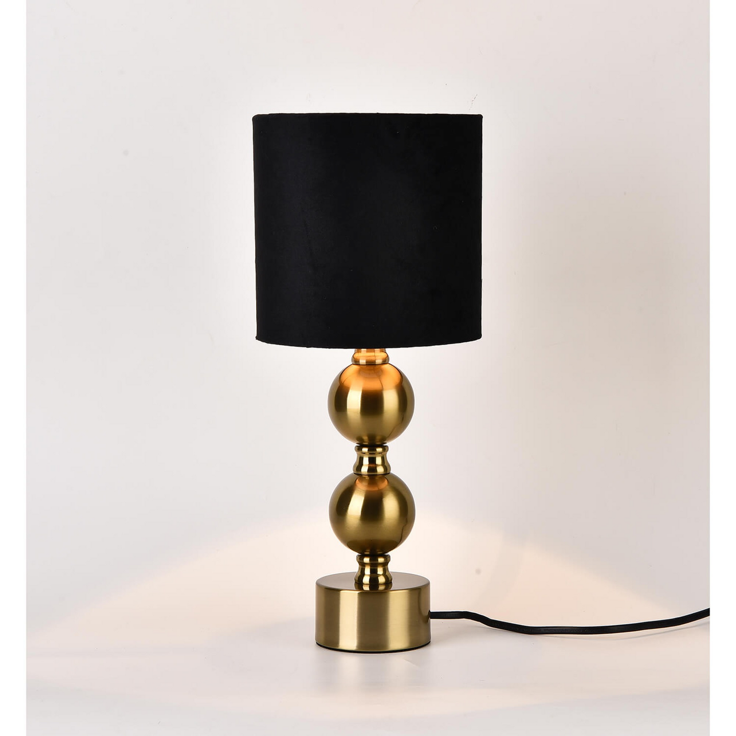 Pöytävalaisin Focuslight Taika 150 mm E14 maks.28W musta/messinki