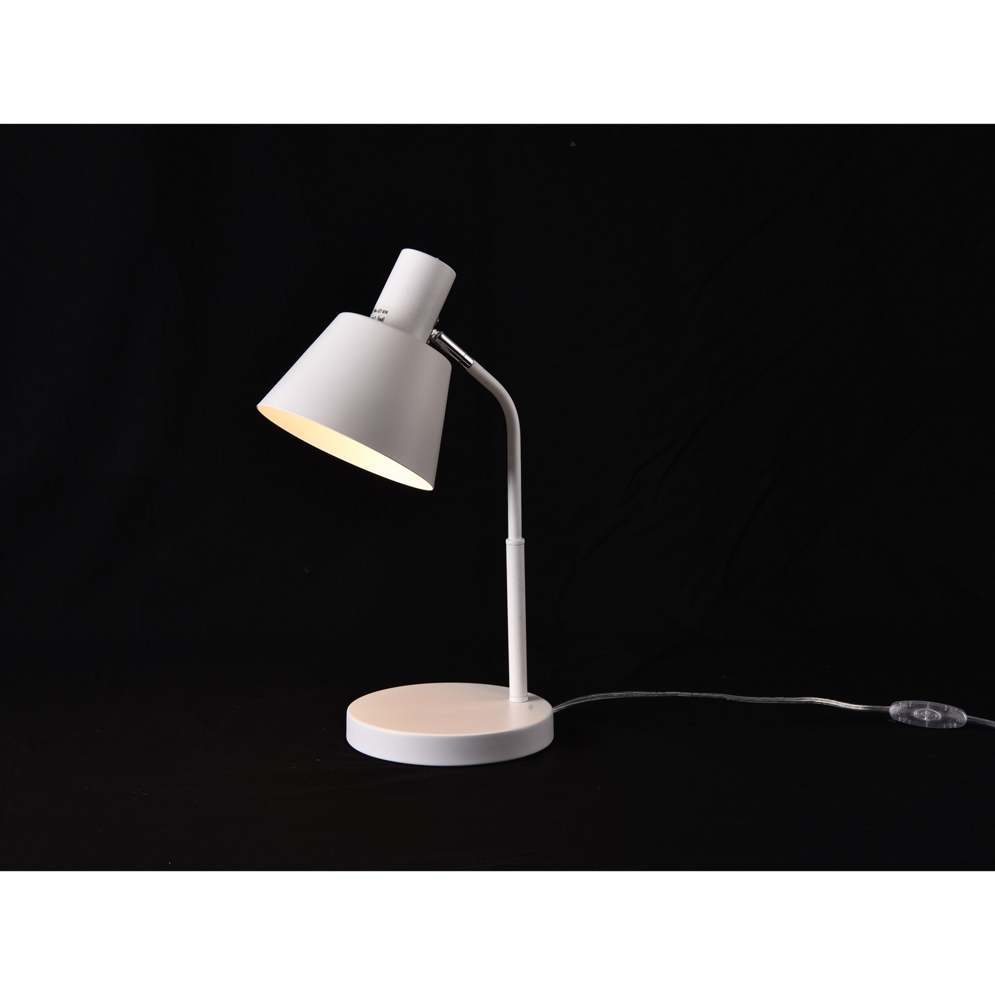 Pöytävalaisin Focuslight Jody E27 maks.60 W valkoinen