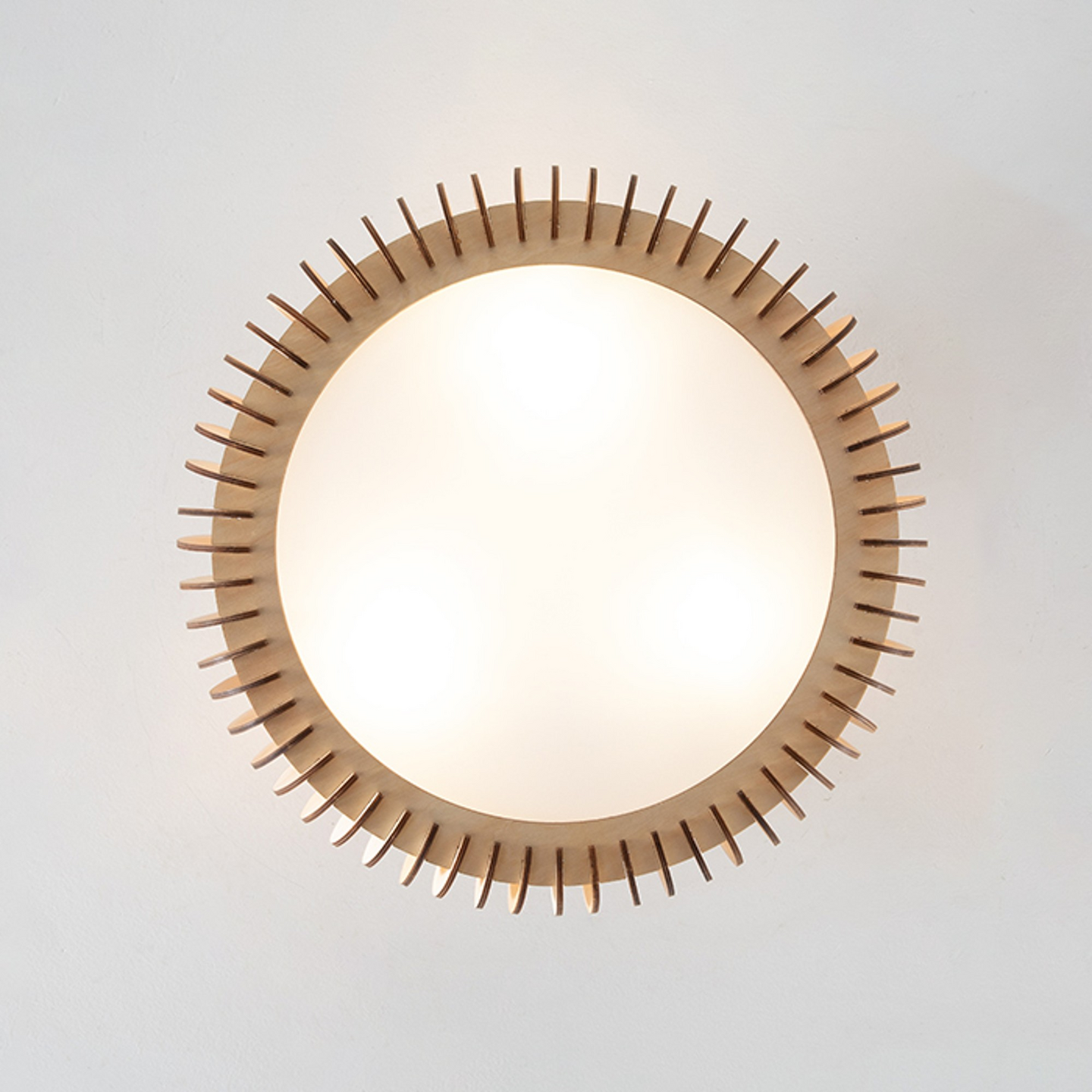 Kattovalaisin FocusLight Rio 430mm E27 max. 40W luonnonpuu