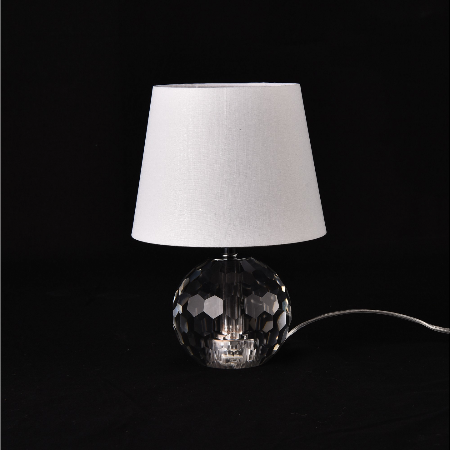 Pöytävalaisin Focuslight Helmi 280 mm E14 maks.42W musta