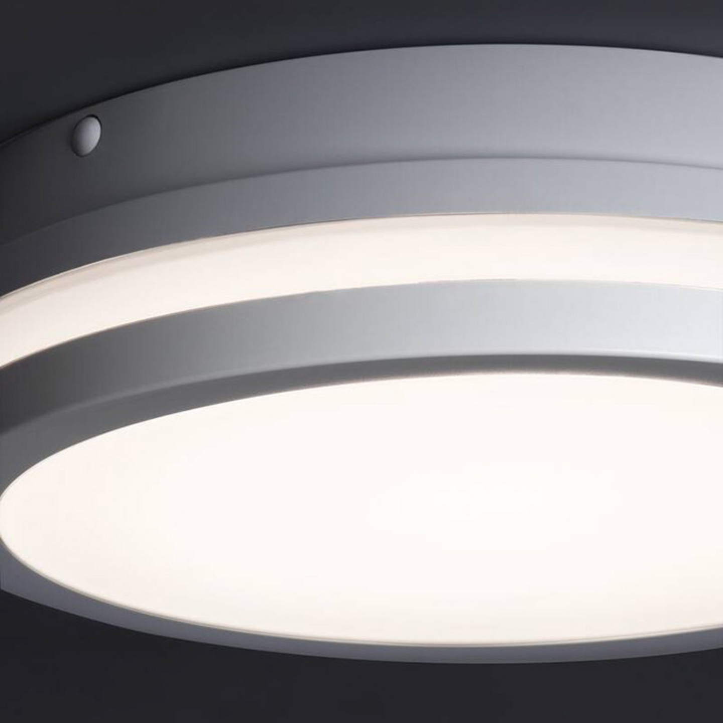 Kattovalaisin Kanlux Beno led 260mm 24W IP54 valkoinen liiketunnistimella