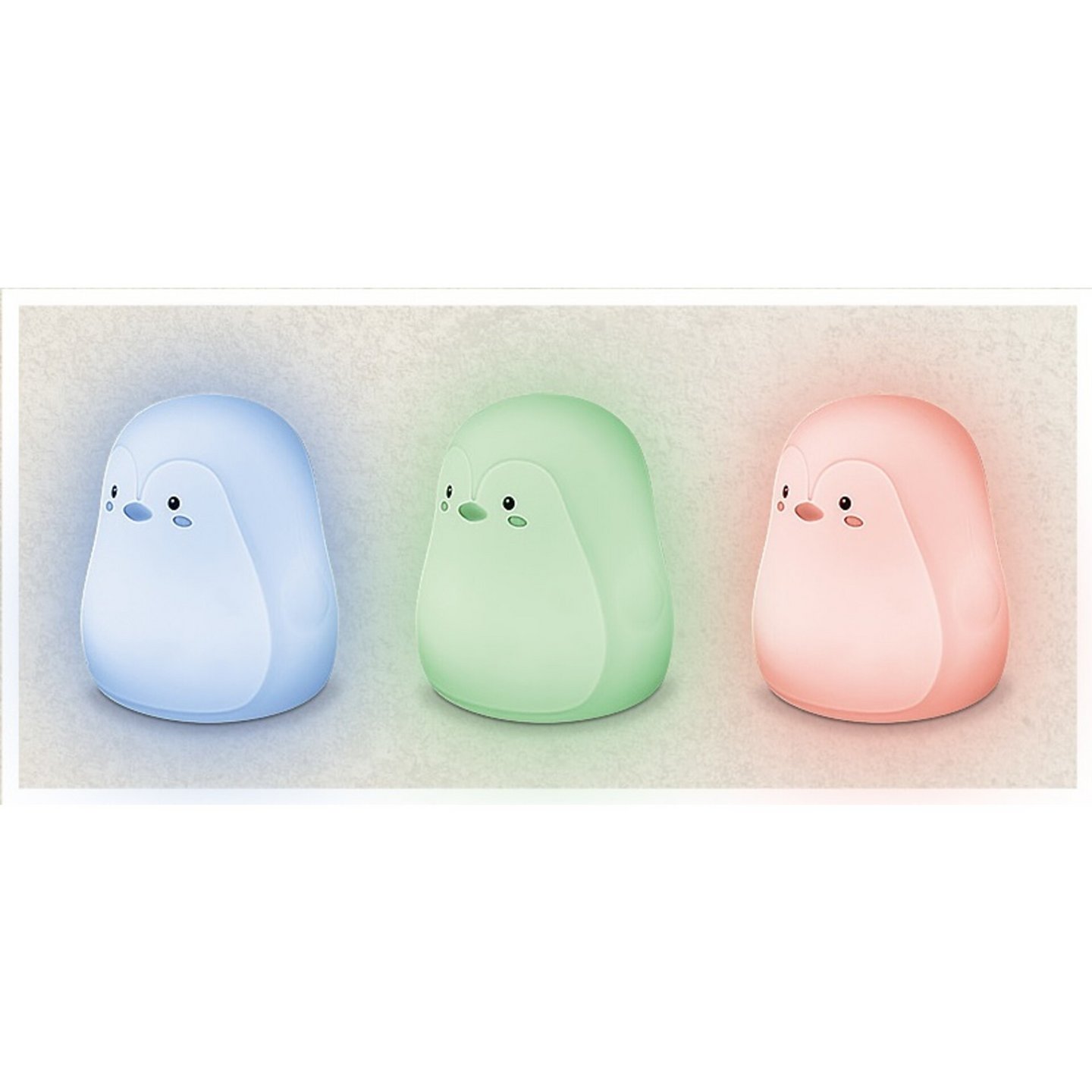 Yövalaisin pingviini Rabalux Balo led 110mm valkoinen