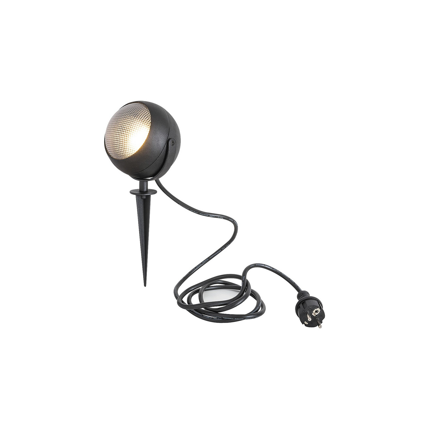 Ulkovalaisin RABALUX DERBY puutarhaspotti GU10 max.25W IP44 mattamusta