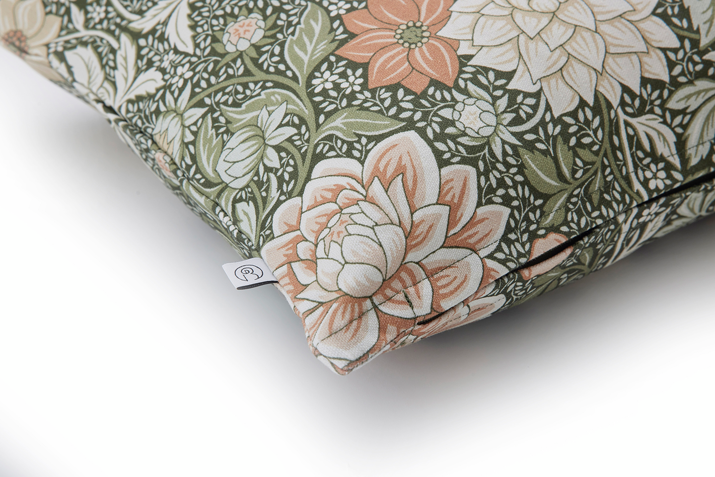 Dahlia Garden -tyynynpäällinen 40x60cm vihreä