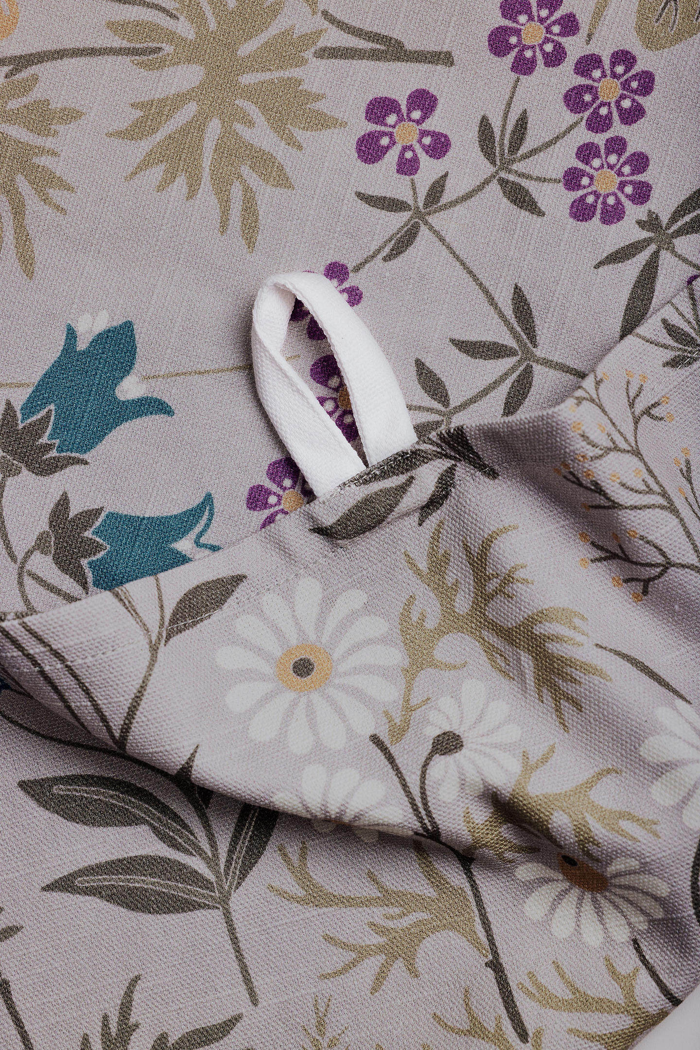 Flora-keittiöpyyhe 50x70cm harmaa 2kpl