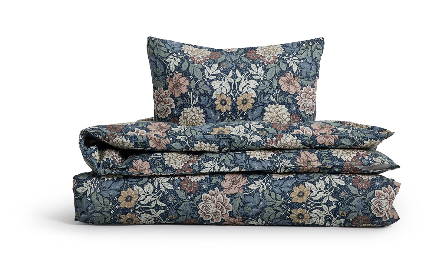 Dahlia Garden pussilakanasetti sininen