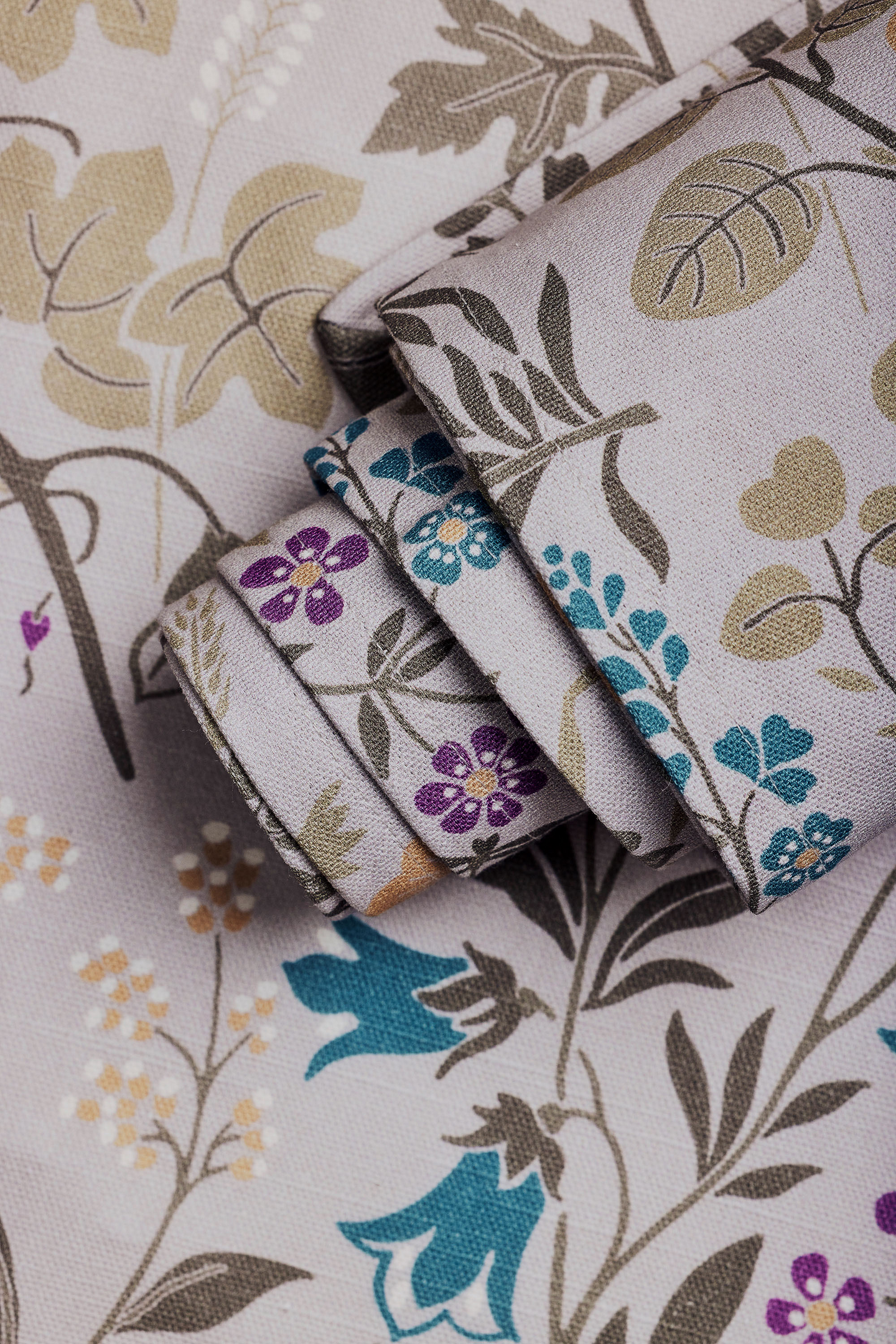 Flora-kaitaliina 40x140cm harmaa