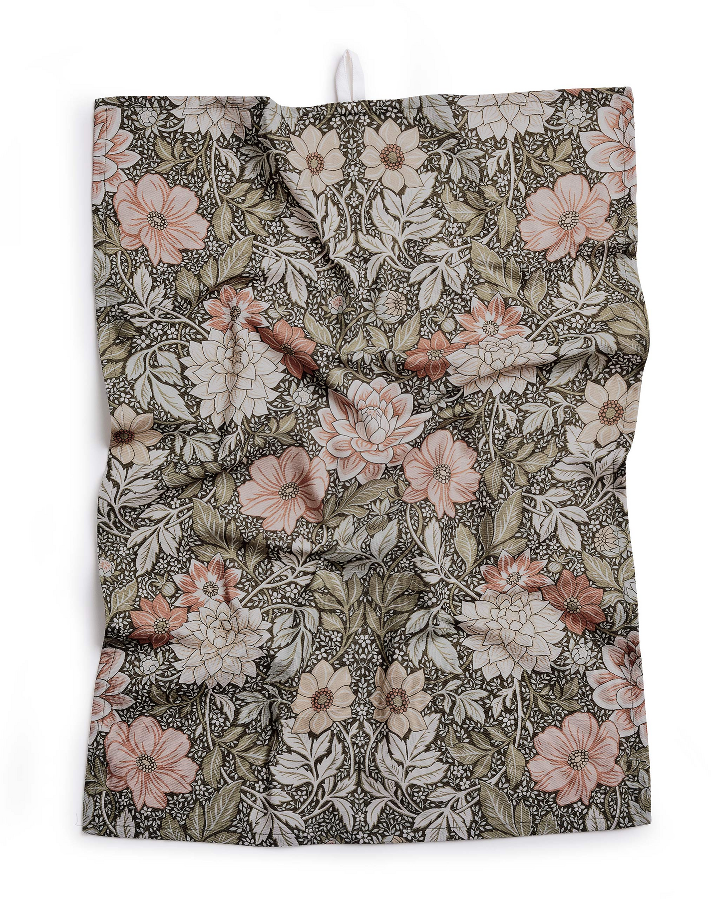 Dahlia Garden -keittiöpyyhe 50x70cm vihreä 2kpl