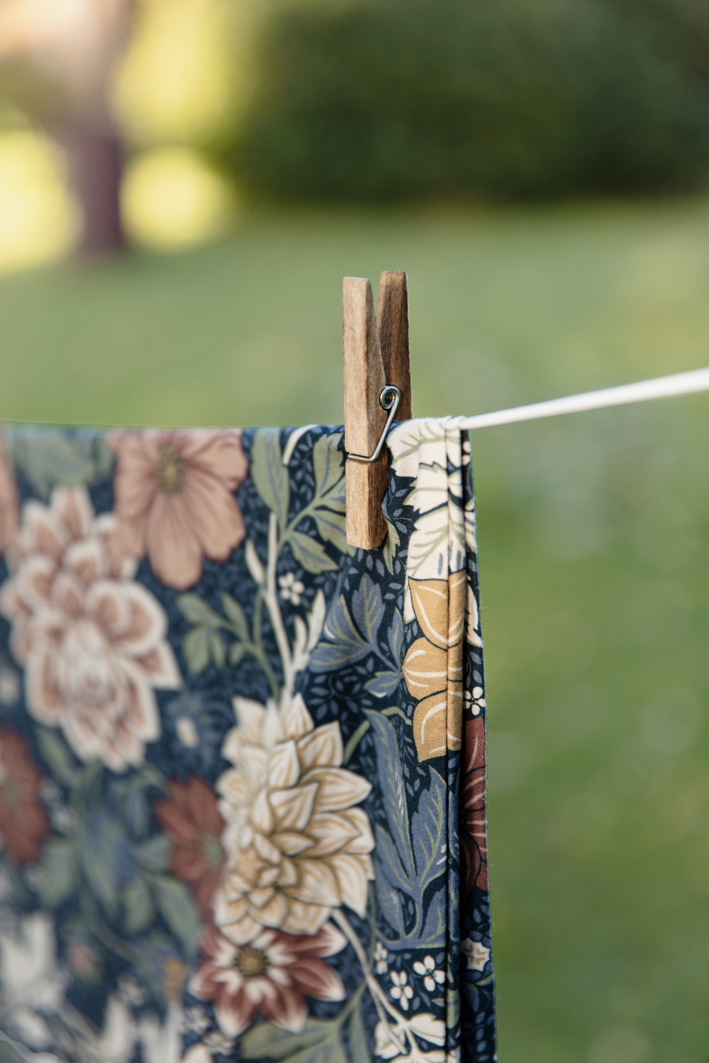 Dahlia Garden pussilakanasetti sininen