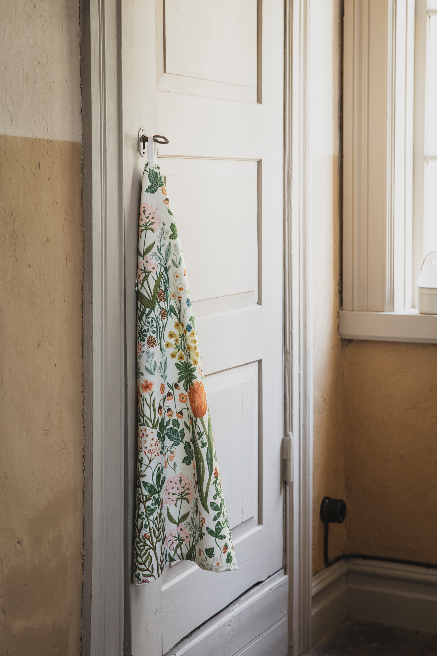 Blomsterhav-keittiöpyyhe 50x70cm valkoinen 2kpl