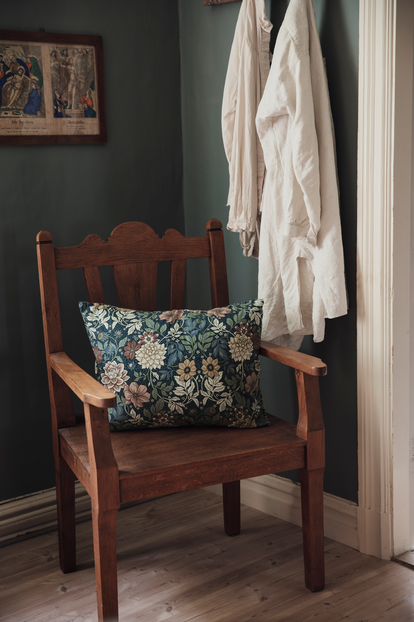 Dahlia Garden pussilakanasetti sininen