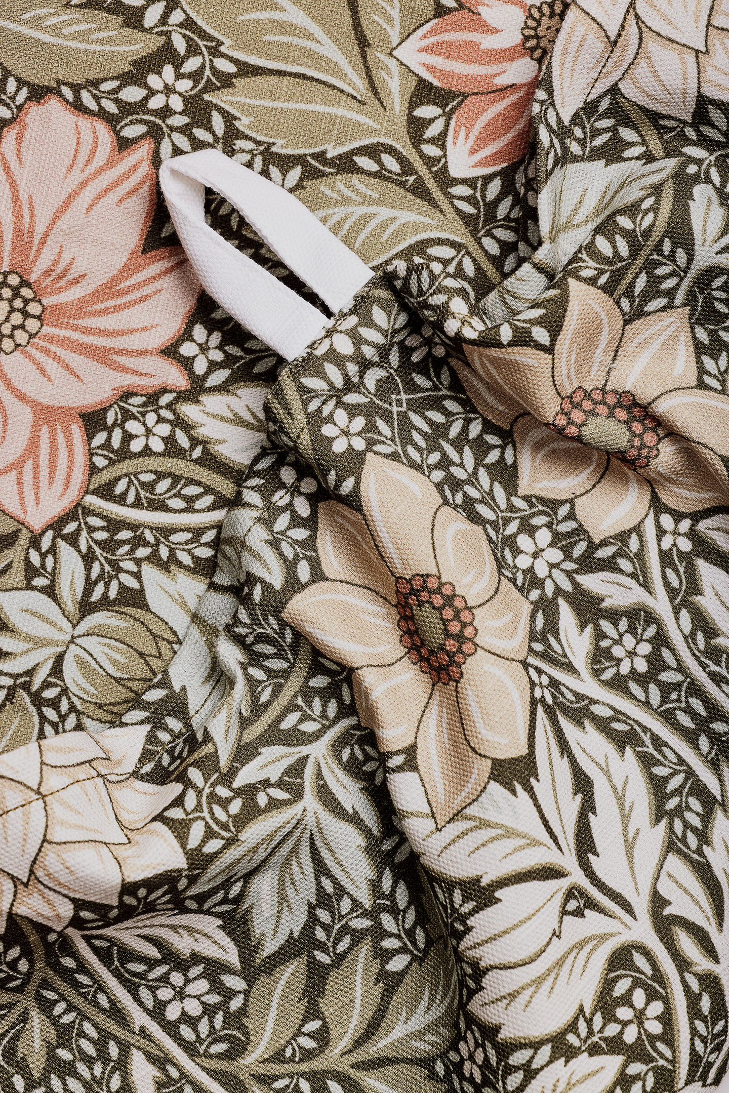 Dahlia Garden -keittiöpyyhe 50x70cm vihreä 2kpl