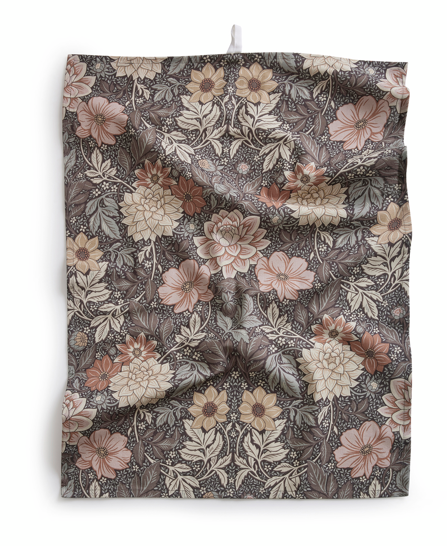 Dahlia Garden -keittiöpyyhe 50x70cm ruskea 2kpl