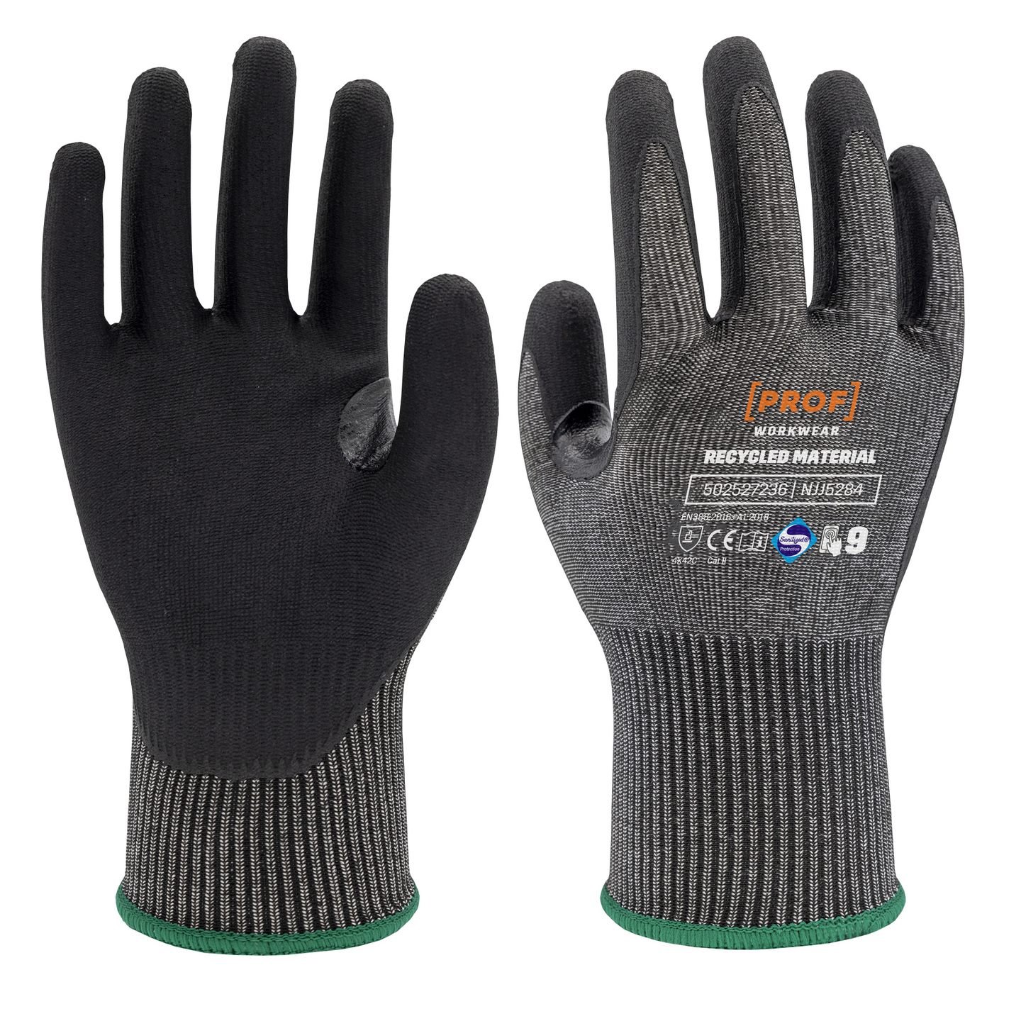 SKÄRSKYDDSHANDSKE PROF 9 RECYC CUT C