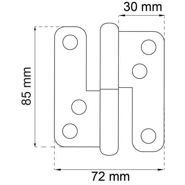 GÅNGJÄRN T1222Z 85 H  SB