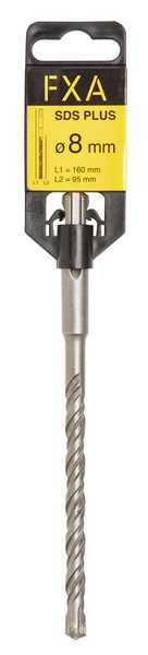 Poranterä FXA SDS plus 8mmx160mm (teräosuus 95mm) 4-leikkuinen