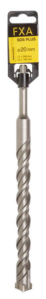 Poranterä FXA SDS plus 20mmx260mm (teräosuus 180mm) 4-leikkuinen