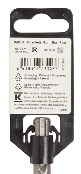 Poranterä FXA SDS plus 8mmx160mm (teräosuus 95mm) 4-leikkuinen