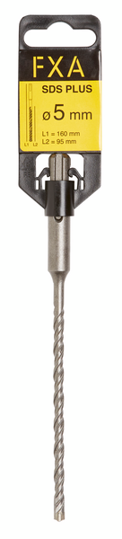 Poranterä FXA SDS plus 5mmx160mm (teräosuus 95mm) 4-leikkuinen