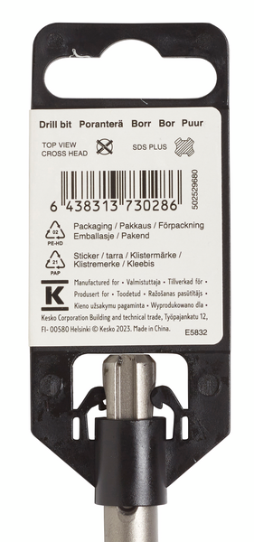 Poranterä FXA SDS plus 14mmx450mm (teräosuus 370mm) 4-leikkuinen