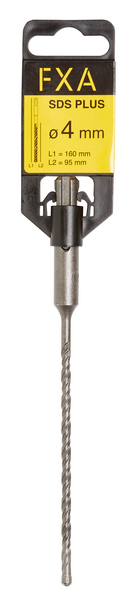 Poranterä FXA SDS plus 4mmx160mm (teräosuus 95mm) 4-leikkuinen