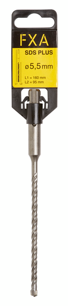 Poranterä FXA SDS plus 5,5mmx160mm (teräosuus 95mm) 4-leikkuinen