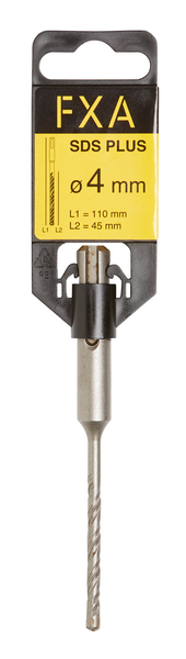 Poranterä FXA SDS plus 4mmx110mm (teräosuus 45mm) 4-leikkuinen