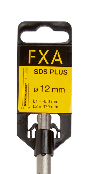 Poranterä FXA SDS plus 12mmx450mm (teräosuus 370mm) 4-leikkuinen