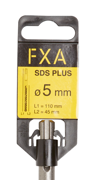 Poranterä FXA SDS plus 5mmx110mm (teräosuus 45mm) 4-leikkuinen