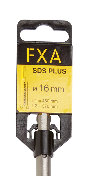 Poranterä FXA SDS plus 16mmx450mm (teräosuus 370mm) 4-leikkuinen