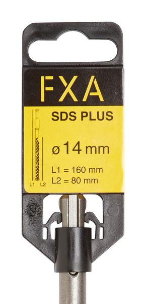 Poranterä FXA SDS plus 14mmx160mm (teräosuus 80mm) 4-leikkuinen