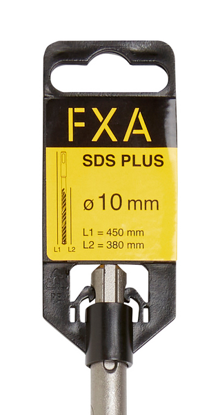 Poranterä FXA SDS plus 10mmx450mm (teräosuus 380mm) 4-leikkuinen