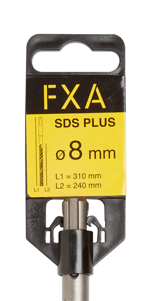 Poranterä FXA SDS plus 8mmx310mm (teräosuus 240mm) 4-leikkuinen