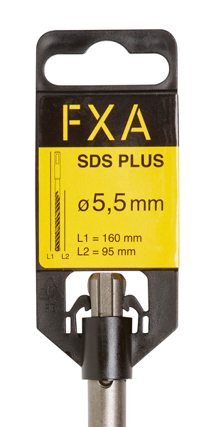 Poranterä FXA SDS plus 5,5mmx160mm (teräosuus 95mm) 4-leikkuinen