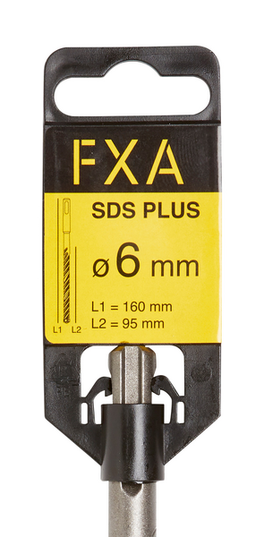 Poranterä FXA SDS plus 6mmx160mm (teräosuus 95mm) 4-leikkuinen
