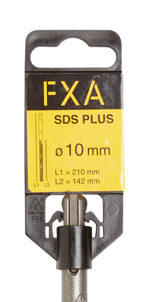 Poranterä FXA SDS plus 10mmx210mm (teräosuus 142mm) 4-leikkuinen