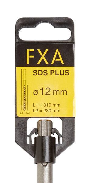 Poranterä FXA SDS plus 12mmx310mm (teräosuus 230mm) 4-leikkuinen