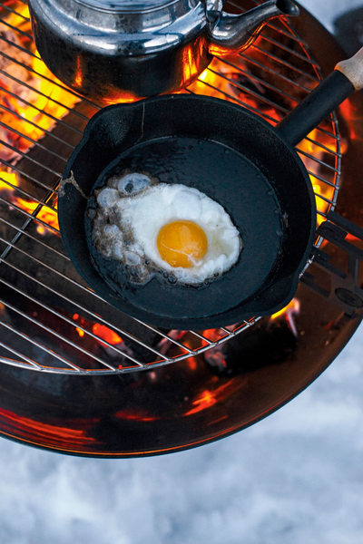 Paistinpannu Espegard 18cm puuvarsi valurautainen