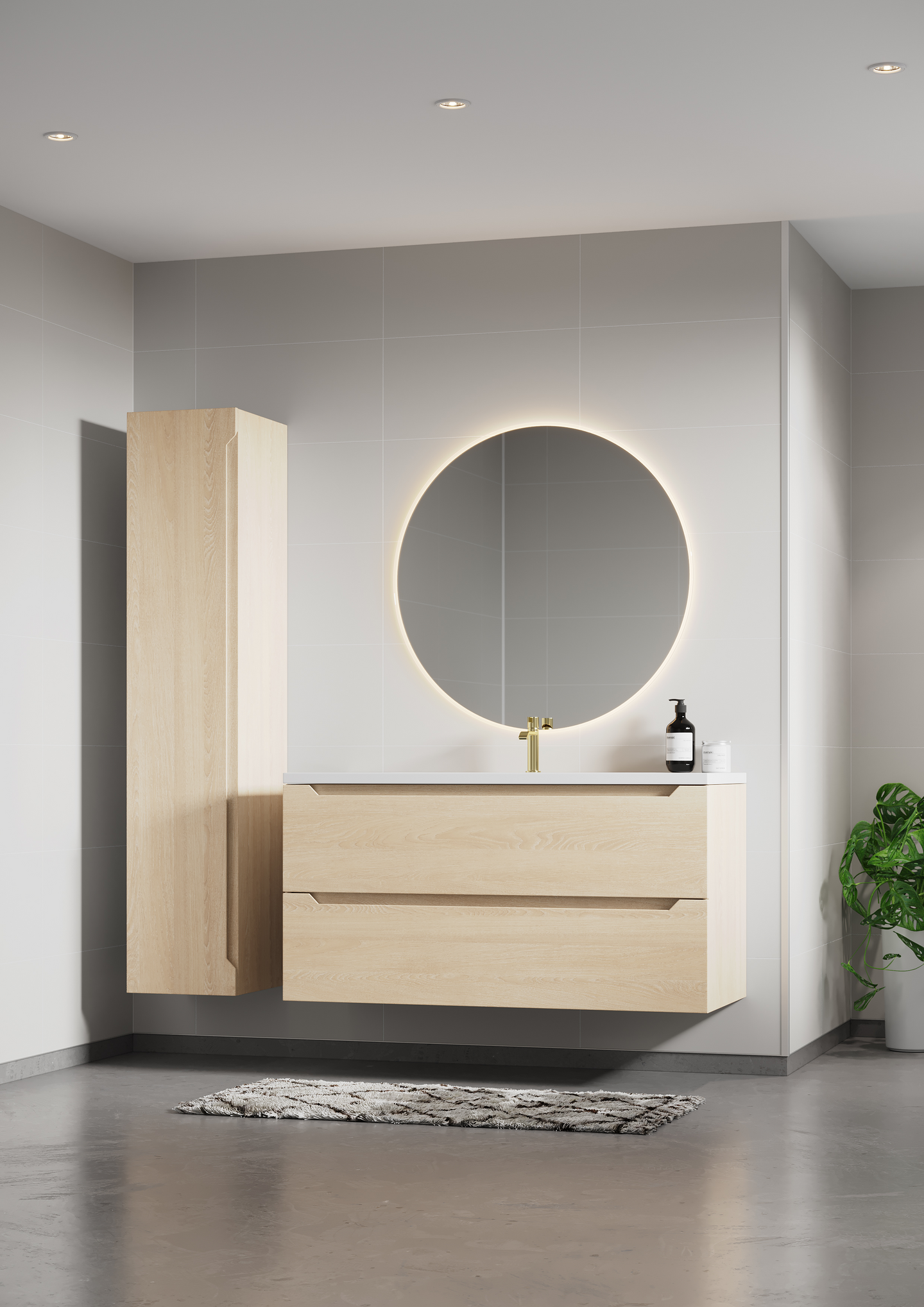 Sisustuslevy Fibo 2090-M6030 EM Lightgrey Colour Collection