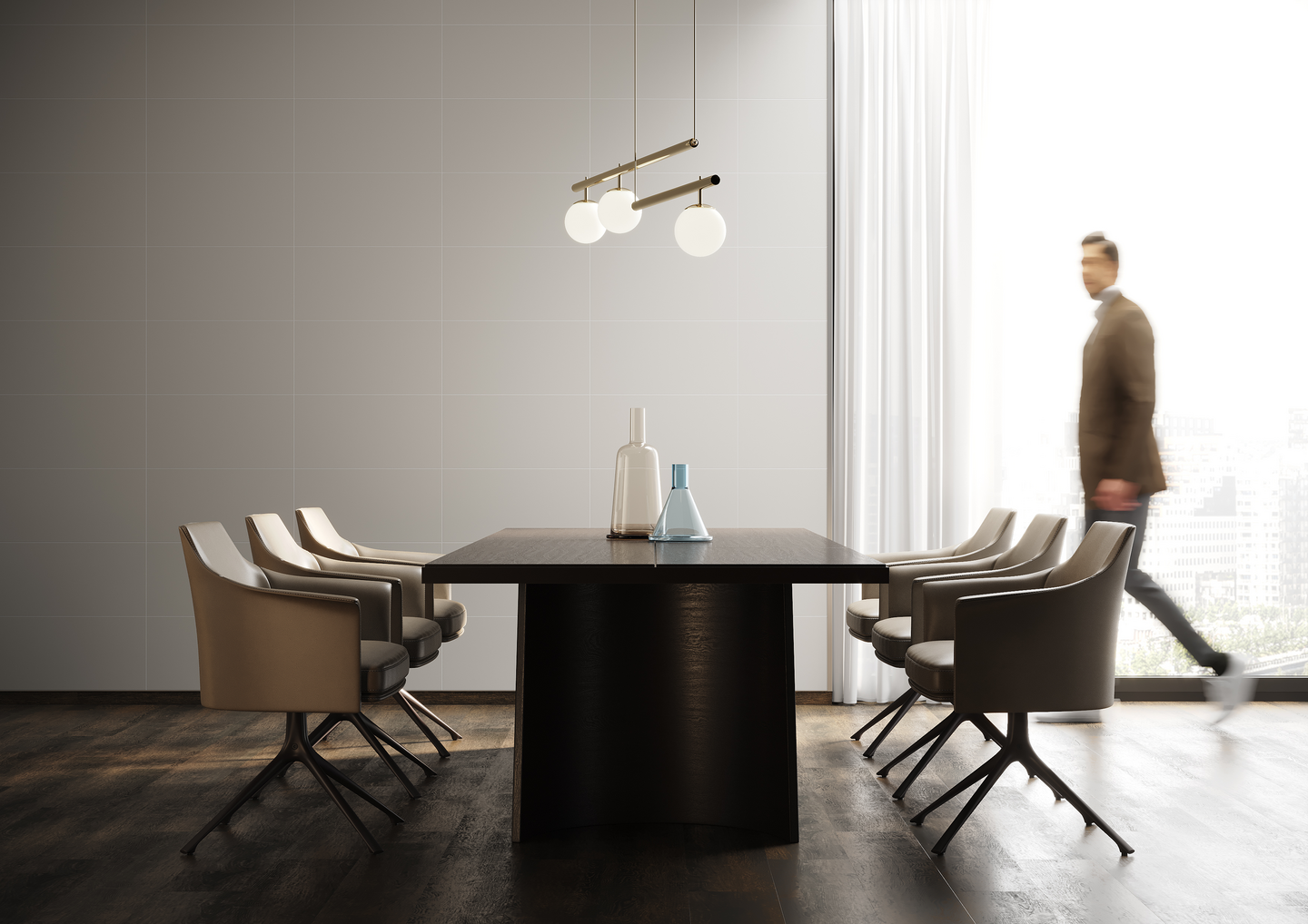 Sisustuslevy Fibo 2090-LM6060 EM Light Grey Tall Panels